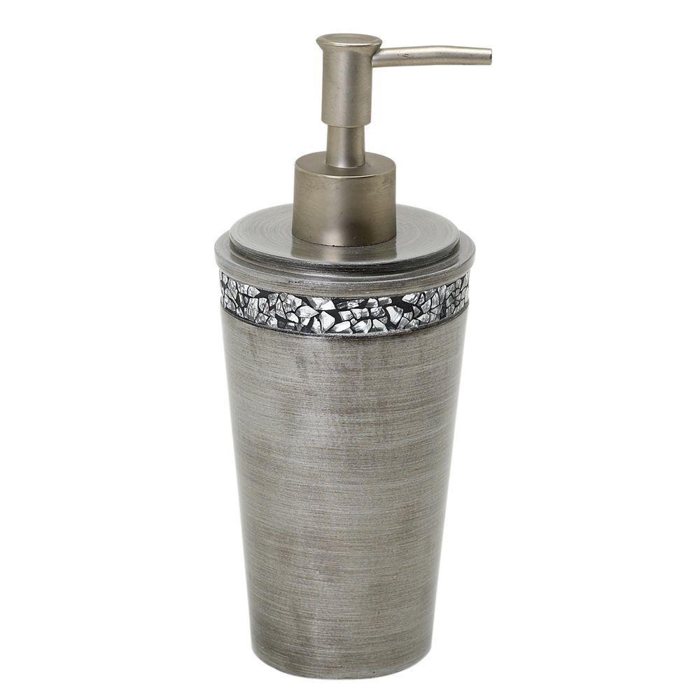 Zenna Home, India Ink Altair Lotion or Soap Dispenser, Pewter eBay